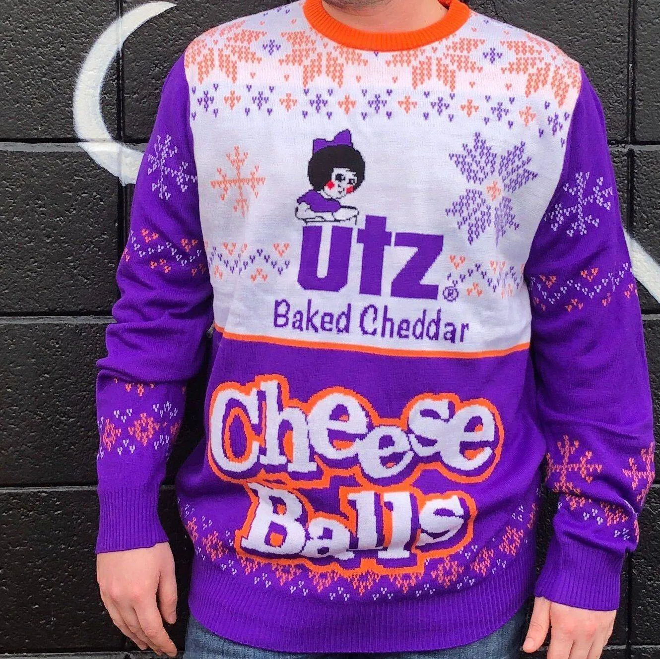 Utz Cheese Balls / Knit Sweater