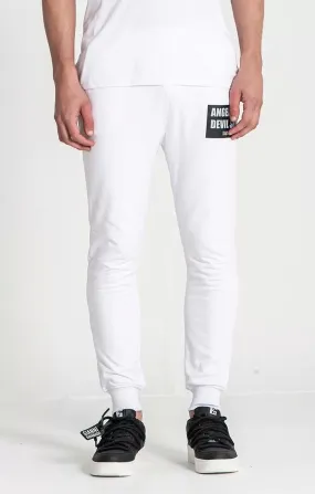 White Doppelganger Joggers