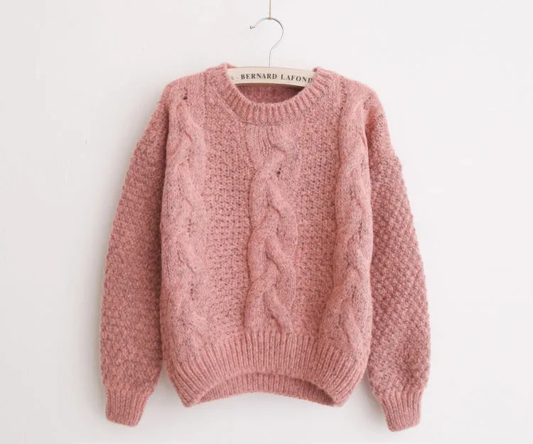 Women's Autumn/Winter Knitted Warm Mohair Sweater