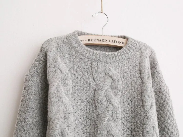 Women's Autumn/Winter Knitted Warm Mohair Sweater