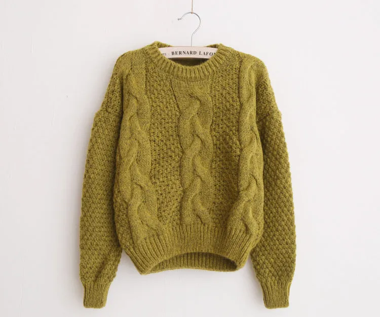 Women's Autumn/Winter Knitted Warm Mohair Sweater