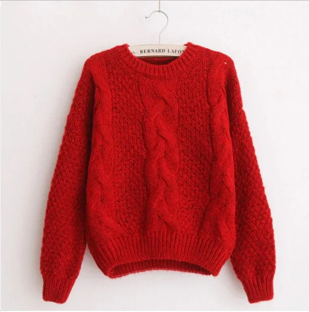 Women's Autumn/Winter Knitted Warm Mohair Sweater