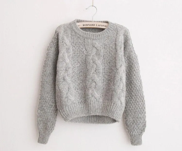 Women's Autumn/Winter Knitted Warm Mohair Sweater